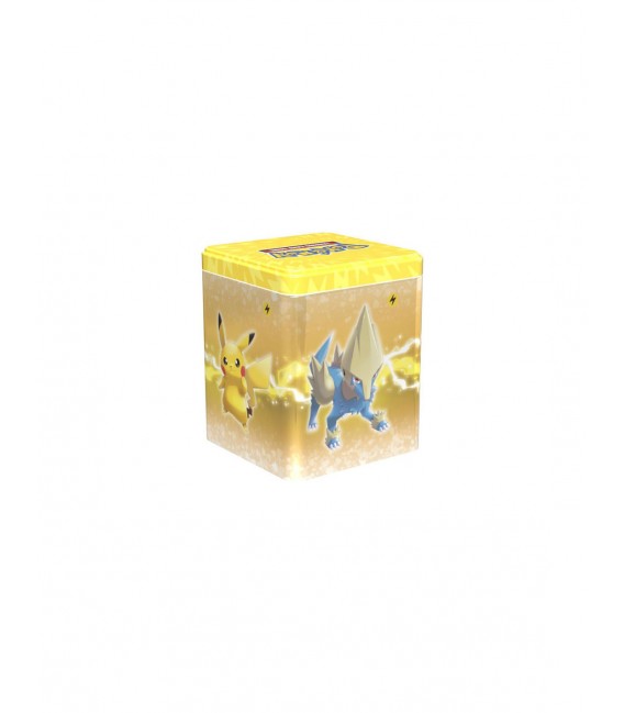 Lata Eléctrico (Electivire, Pikachu, Manectric y Yamper ) pokemon tcg inglés