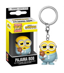 Funko Pop Keychain Llavero Minions Bob En Pijama