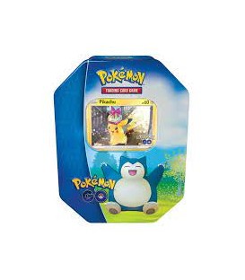 TCG cartas pokemon lata pikachu