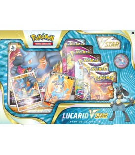 Pokemon tcg pack Lucario V Star premium collection español