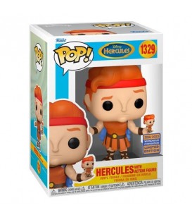 Funko pop - Disney - Hercules with action figure  Exclusio convention 2023